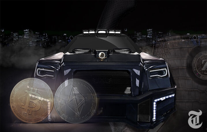 ビットコイン・イーサリアム支払い限定で購入可能Black Alligator SUV