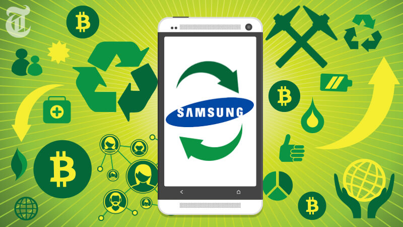 サムスンがスマホをビットコイン採掘マシン化に成功