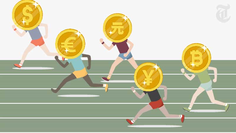 ビットコインの時価総額が各国の現金と比べて第6位にランクインした