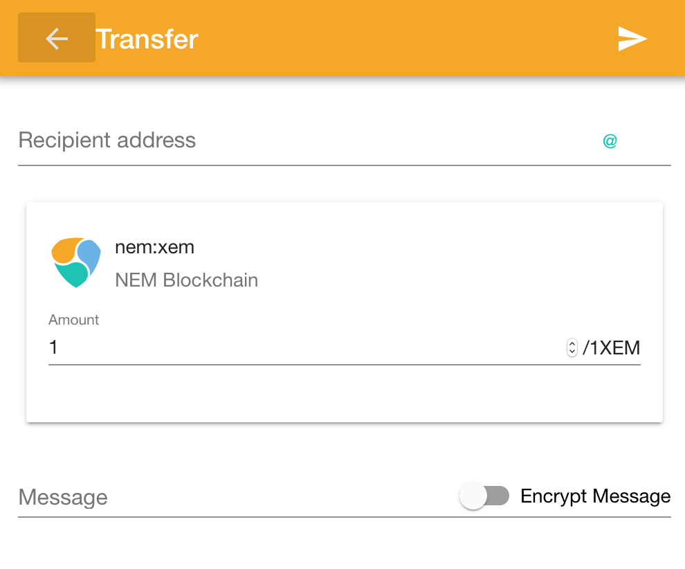 LCNEM Wallet