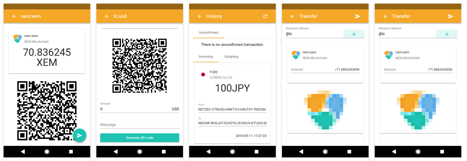 LCNEM Wallet