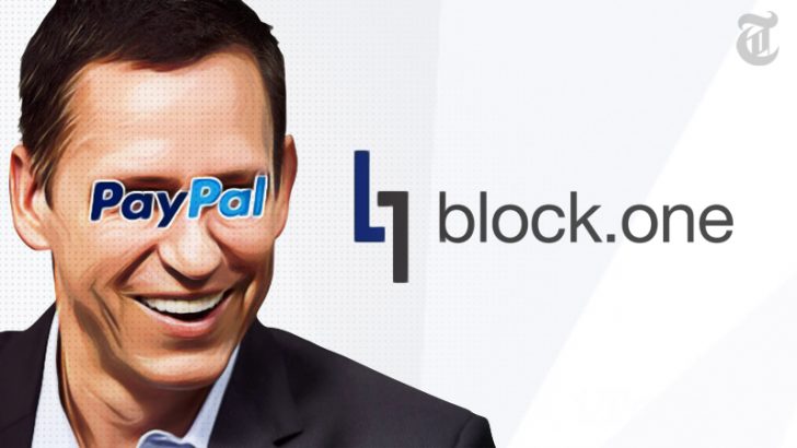 「Block.one」にPeter Thielなど数名の億万長者が投資