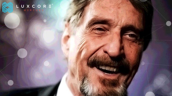 John McAfee：ブロックチェーンスタートアップ企業「Luxcore」のCEOに就任