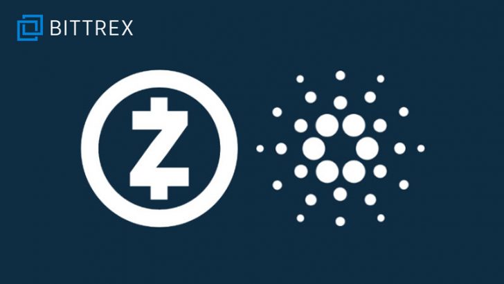 BITTREX：CARDANO（ADA）とZcash（ZEC）の米ドル取引を追加へ