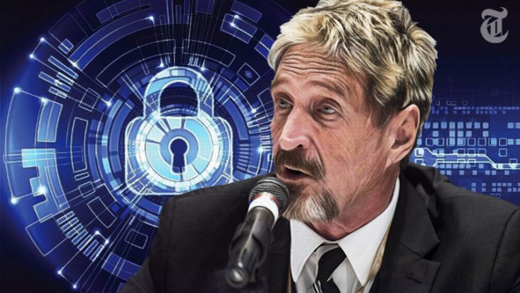 John McAfee & Bitfi：セキュリティカンファレンスで「最も酷いで賞」を受賞