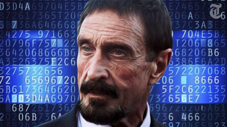 John McAfee：バウンティプログラムを一時中断｜Bitfiハッキング論争は休戦へ