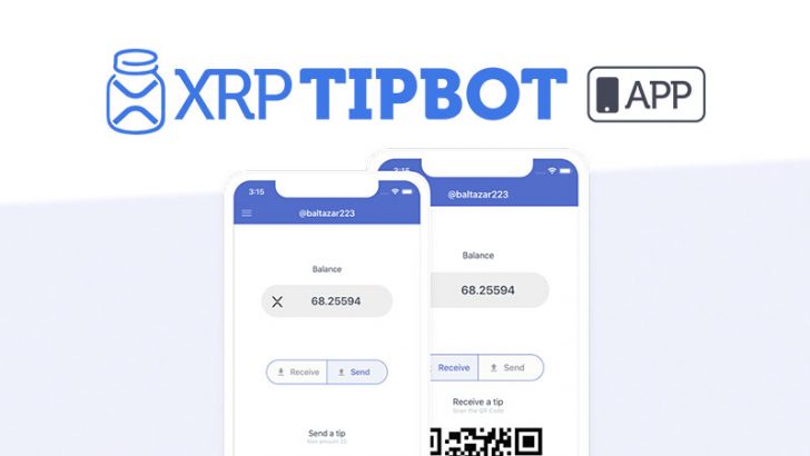 リップルが使える少額送金アプリ「XRP Tip Bot」公開！ー iPhone・Android両方に対応
