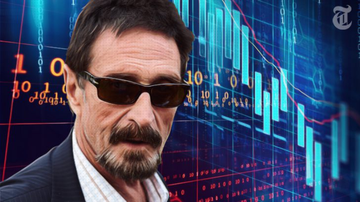 続く仮想通貨下落市場、今後は「長期的な思考」が重要に：John McAfee