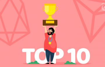 DAppsランキングトップ10「TRON・EOS」が独占｜TRX価格も順調に回復