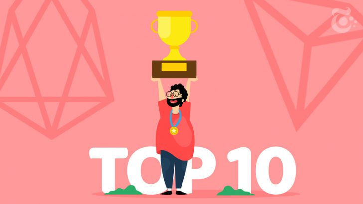 DAppsランキングトップ10「TRON・EOS」が独占｜TRX価格も順調に回復