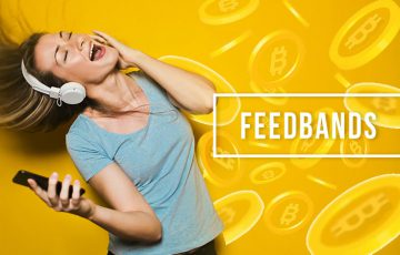 音楽ストリーミングで「ビットコイン報酬」が貰える｜FEEDBANDS（フィードバンド）