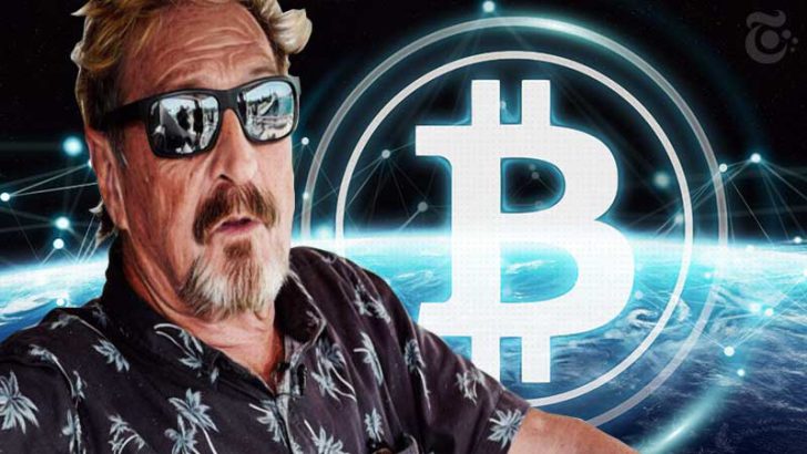 ビットコイン、1週間後からの「急上昇」を予想：ジョン・マカフィー