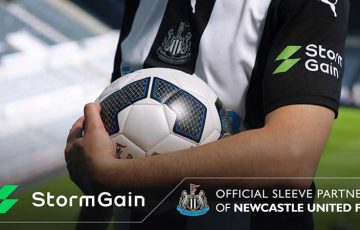 仮想通貨取引所StormGain：プレミアリーグ所属の「Newcastle United FC」とスポンサー契約