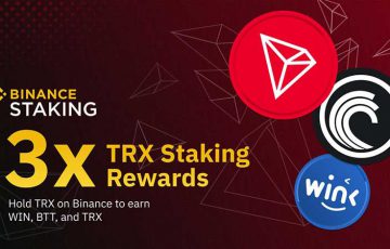 BINANCE：トロン（Tron/TRX）の「ステーキング」に対応