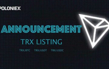 Poloniex「Tron/TRX」サポートへ｜iPhoneやロレックスがもらえるキャンペーンも開催