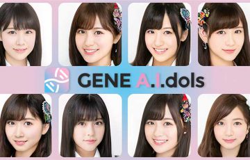 ブロックチェーンで「AIアイドルを生成・トークン化」GENE A.I.dolsサービス開始