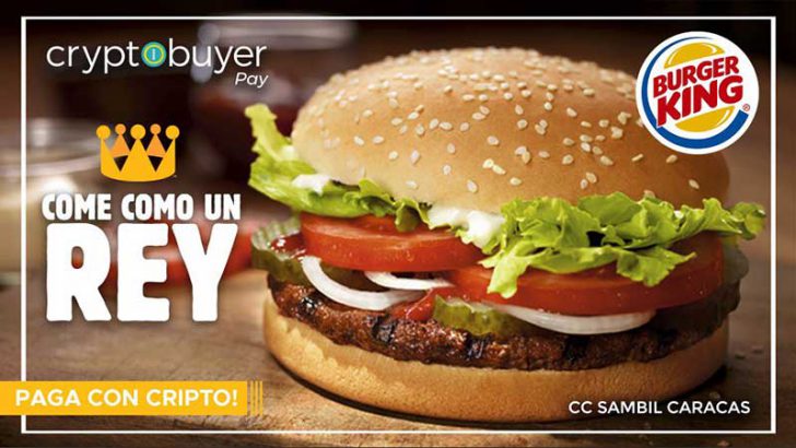 ベネズエラのBurger Kingで「DASH決済」が可能に｜対応仮想通貨も拡大予定