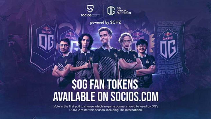 Socios：eスポーツチーム「OG」初のファン投票受付開始