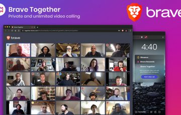 ブレイブブラウザ：参加無制限のビデオ通話機能「Brave Together」を発表