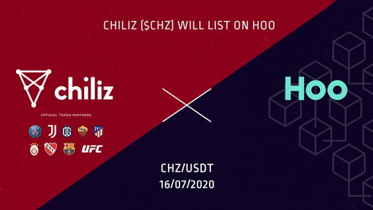 チリーズ（Chiliz/CHZ）アジアの暗号資産取引所「HOO.COM」に上場