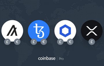 Coinbase Pro：LINK・XRPなど4銘柄で「ユーロ・英ポンド建て」取引ペアを追加