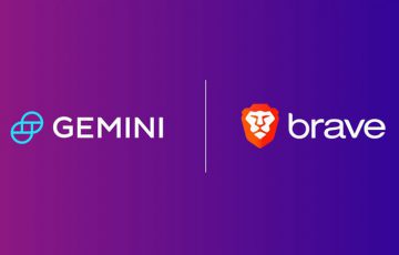 Brave：暗号資産取引所「Gemini」と提携｜ブラウザ上にウィジェット機能を追加