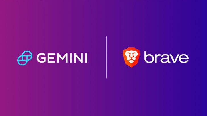 Brave：暗号資産取引所「Gemini」と提携｜ブラウザ上にウィジェット機能を追加