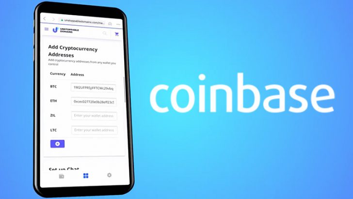 Coinbase：Unstoppable Domainsの「ブロックチェーンドメイン」をサポート