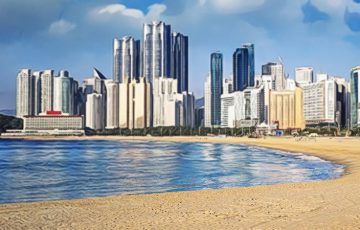 韓国釜山で人気の海水浴場「海雲台ビーチ」で仮想通貨決済が可能に