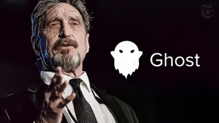ジョン・マカフィー：匿名仮想通貨プロジェクト「GHOST」から離脱｜トークン価格は急落