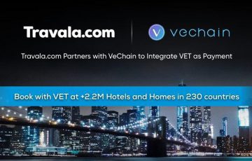 VeChain：旅行予約サイト「Travala.com」と提携｜VET決済でホテル予約が可能に