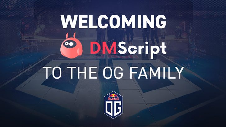 eスポーツチームOG：ブロックチェーン企業「DMScript（DMST）」と提携