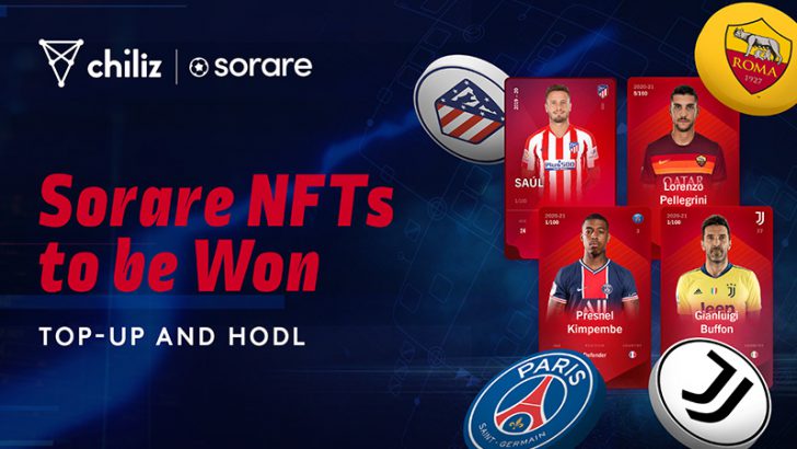 【Chiliz×Sorare】サッカー選手の「レアNFTカード」が当たるコラボキャンペーン開催