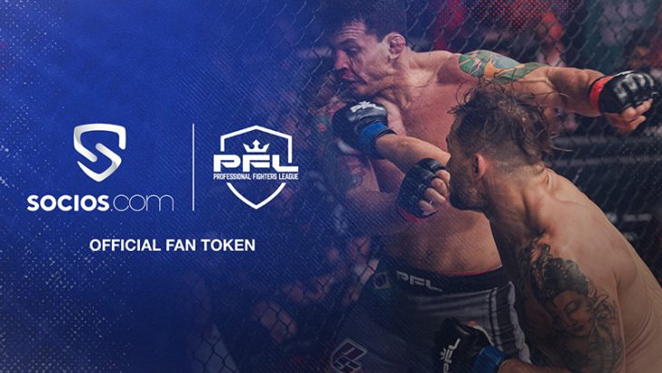 総合格闘技団体PFL「Socios.com」で公式ファントークン発行へ｜投票イベントなどを開催