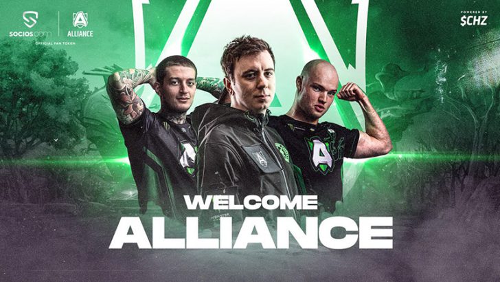 【Chiliz＆Socios】スウェーデンのeスポーツ団体「Alliance（アライアンス）」と提携