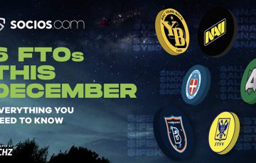 【Chiliz&Socios】合計6チームの「ファントークンオファリング（FTO）」開催へ