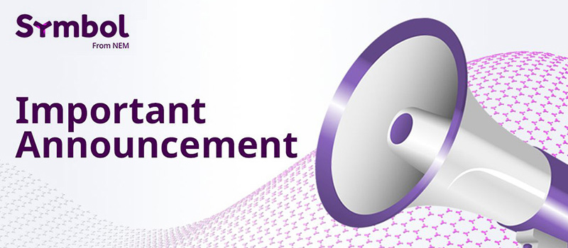 Symbol-XYM-Important-Announcement