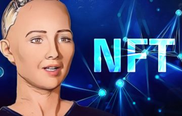 人型AIロボット「ソフィア」が作成したNFTデジタルアート作品販売へ