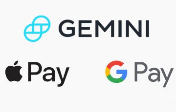 Gemini：暗号資産の購入方法に「Apple Pay・Google Pay」を追加