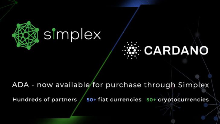 決済処理大手Simplex「カルダノ・エイダ（Cardano/ADA）」をサポート