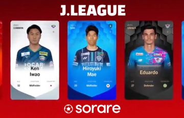 Sorare「2021シーズンのJリーグ選手NFTカード」販売開始