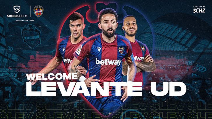 【Chiliz&Socios】スペインのサッカークラブ「レバンテUD」の$LEVファントークン発行へ