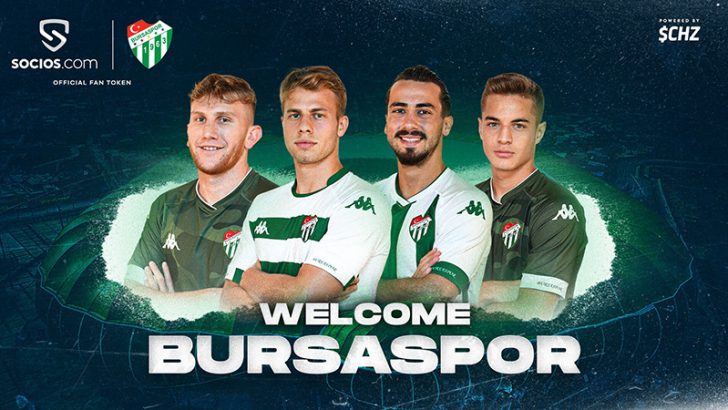 Chiliz&Socios：トルコのサッカークラブ「Bursaspor」の公式ファントークン発行へ