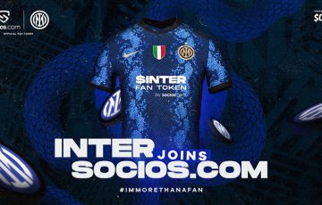 Chiliz＆Socios「インテル・ミラノ」と提携｜$INTERファントークン発行へ