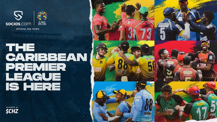 Socios.com：カリブ海地域のプロクリケットリーグ「Caribbean Premier League」提携