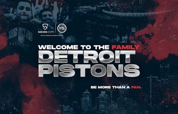 Socios.com：NBAチーム「Detroit Pistons（デトロイト・ピストンズ）」と提携