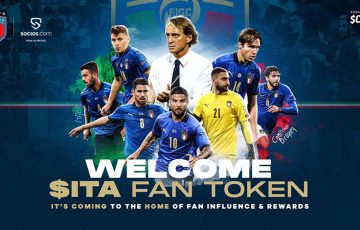 Chiliz&Socios：サッカーイタリア代表の「$ITAファントークン」発行へ｜FIGCと提携