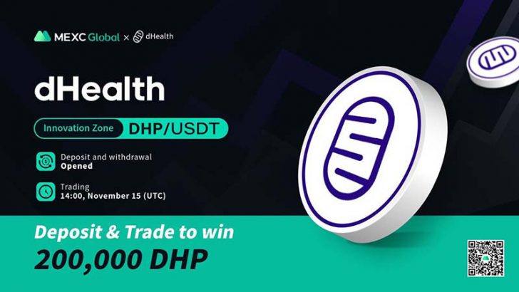 dHealth Network（DHP）暗号資産取引所「MEXC Global」に上場