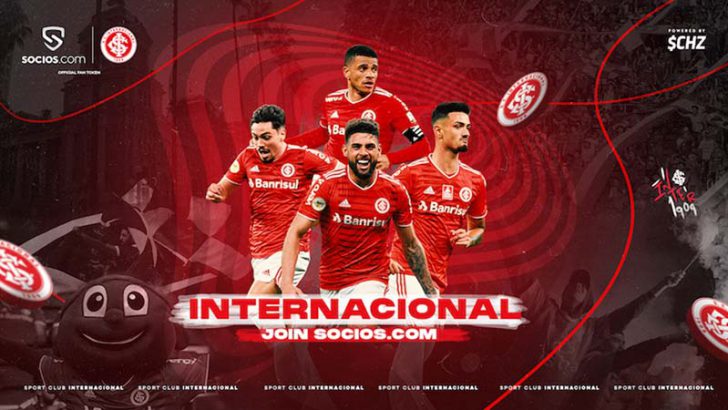Chiliz&Socios：ブラジルの「SC Internacional」と提携｜$SACIファントークン発行へ