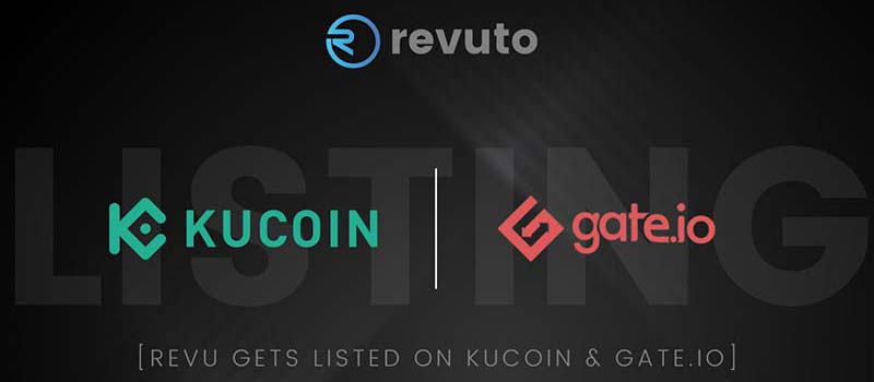 Revuto-REVU-Listing-Kucoin-Gateio